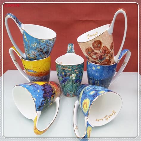 Pcs Classic Hand Painted Ceramic Coffee Cup High Bone China Tea Cups