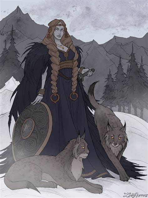 Freya By Irenhorrors Norse Goddess Character Art Mythology Art