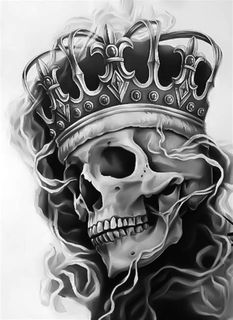 King Skull Tattoo King Skull Tattoo Dragontat