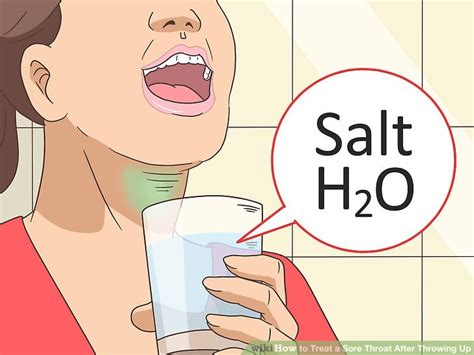 5 Ways To Treat A Sore Throat After Throwing Up Wikihow