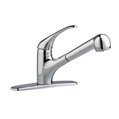 Kitchen faucets have become streamlined and a bit more complicated over the years, but faucet repair is still fairly straightforward. American Standard EasyTouch Single-Handle Pull-Out Sprayer ...