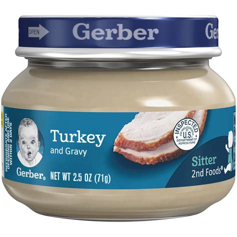 Gerber Turkey Baby Food Nutrition Facts Cares If Vodcast Image Library