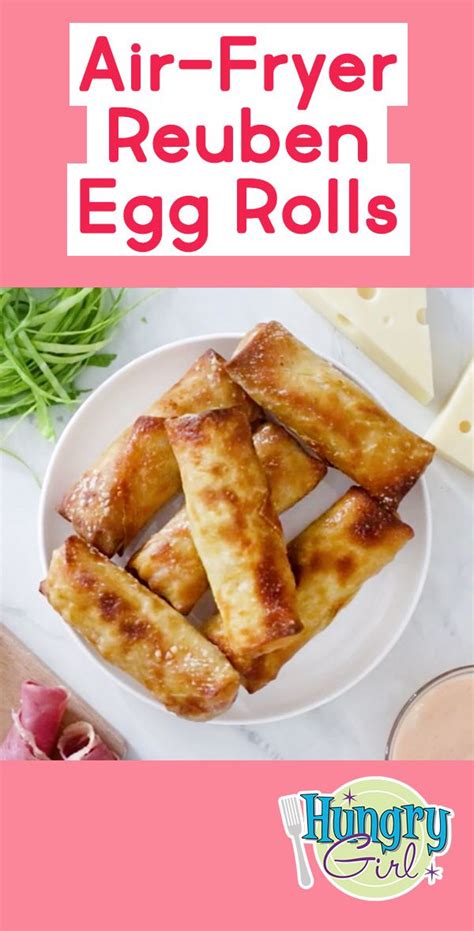 A great reuben with a side of chips and a soda is about as perfect a lunch combo as one. Air-Fryer Reuben Egg Rolls | Recipe | Air fryer recipes, Recipes, Healthy egg rolls