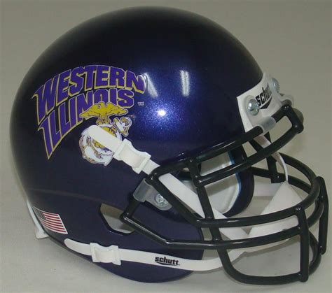 Western Illinois Leathernecks Alternate Schutt Mini Authentic Helmet