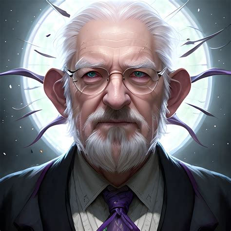 Realistic Portrait Of A Old Man Dandd Magic Fantasy Dark Magical