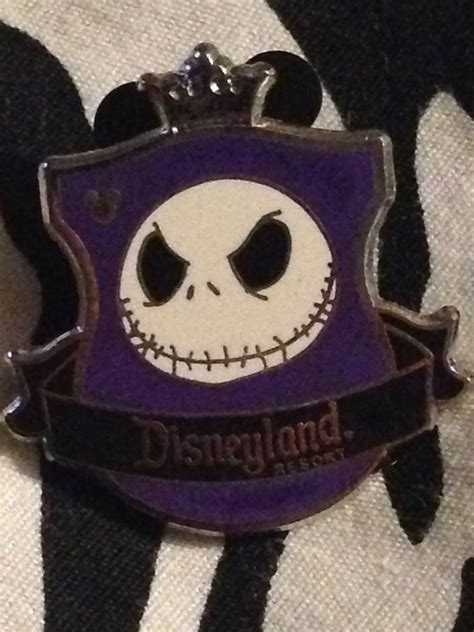 Disneyland Jack Skellington Crest Pin Disney Pin Collections