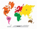 Montessori World Map and Continents - Gift of Curiosity