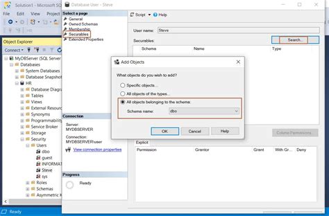 Assign Permissions To User In Sql Server