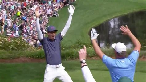 Watch Dylan Frittelli Sinks The First Hole In One At 2018 Masters Par 3 Contest