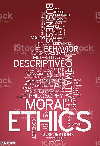 Word Cloud Ethics Stock Illustration Download Image Now Morality