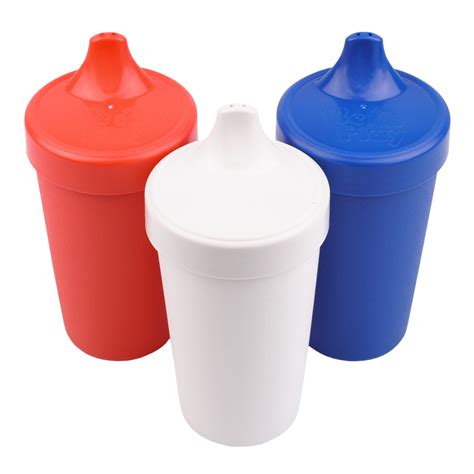 Re Play Made In The Usa 3pk No Spill Sippy Cups For Baby Toddler And