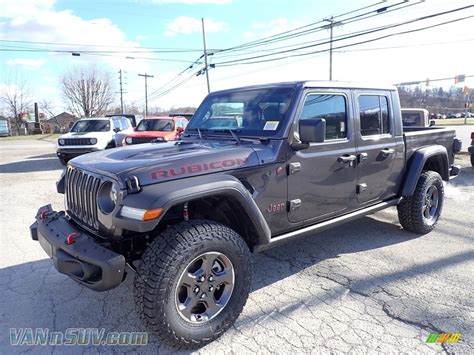 2020 Jeep Gladiator Rubicon 4x4 In Granite Crystal Metallic 167410