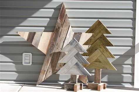 How To Build Rustic Herringbone Wood Christmas Trees Remodelaholic