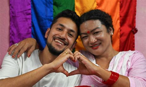 lesbian couple make history after marriage recognised in nepal