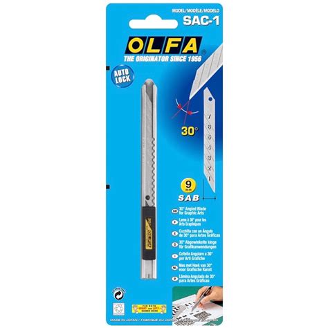 Olfa Sac 1 Graphics 9mm Precision Auto Lock Knife Grafityp Uk Limited