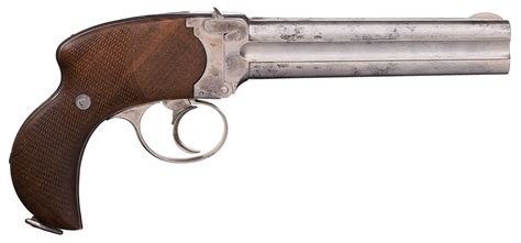 Lancaster Charles Superposed Barreled Howdah Pistol Rock Island Auction