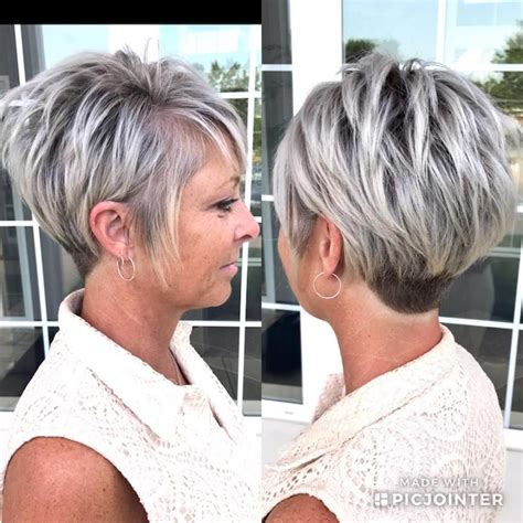 Edgy Stacked Pixie Bob Layered Haircuts For Women Short Pixie Haircuts