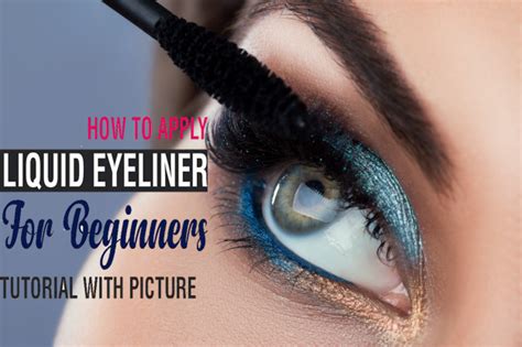 You need to have a really steady hand, and one wrong move spells disaster. How To Apply Liquid Eyeliner Step By Step Tutorial With Pictures - CreativeSide