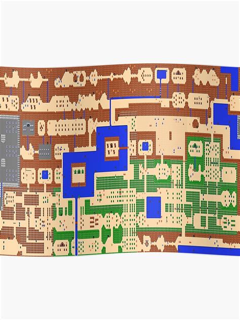 Classic Legend Of Zelda Map