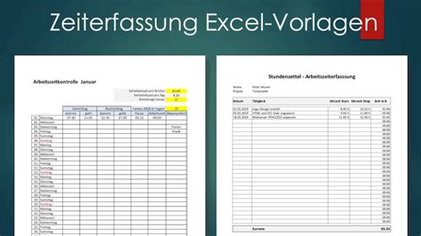 Die schlechteste bewertung, die in diesem test. Zeiterfassung Excel Vorlage (Schweiz) | kostenlos downloaden