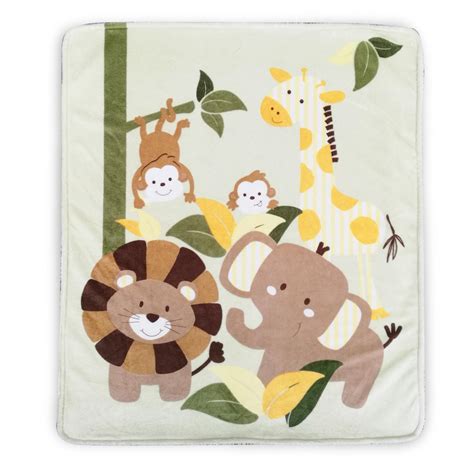 Infant Boys Fleece Blanket Animals
