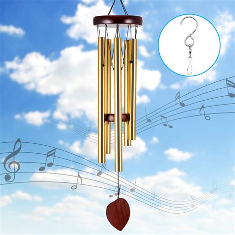 Larger wind chimes have a low tone and have a long lasting resonance. Wholesale Kearui Wind Chime, Wind Chimes for Outside Deep ...