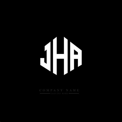 Jha Letter Logo Design With Polygon Shape Jha Polygon And Cube Shape Logo Design Jha Hexagon