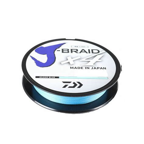 Daiwa J Braid Braided Line X Lb Island Blue Yds Sod