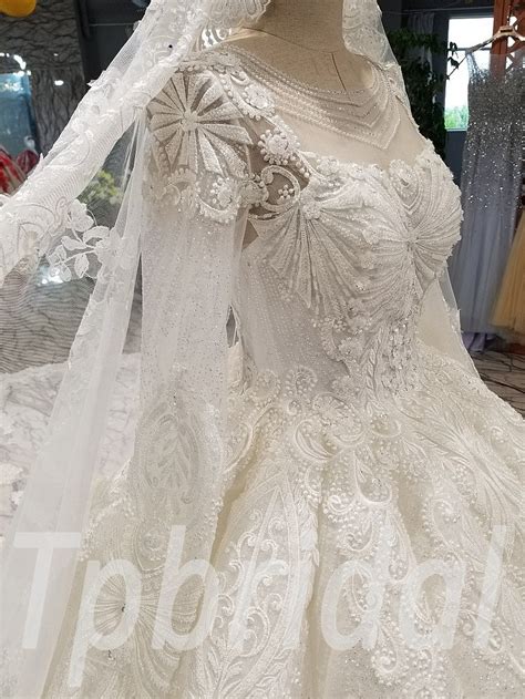Wedding dresses └ wedding clothing, shoes & accessories └ specialty clothing, shoes & accessories └ clothing, shoes & accessories all categories food & drinks antiques art baby books. Long Sleeve Ball Gown Wedding Dress Crystal Hand Made