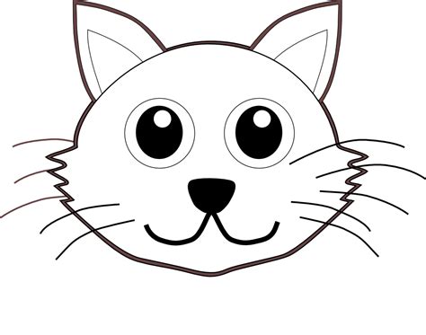 ♥draw♥ 60 Cartoon Cat Face Cat Face Drawing Cat Coloring Page Cute