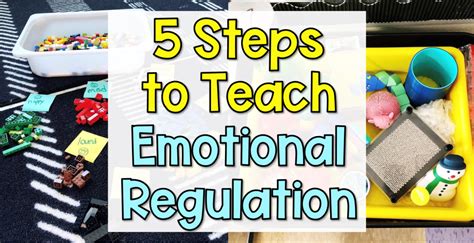 5 Steps To Teach Emotional Self Regulation The Responsive Counselor