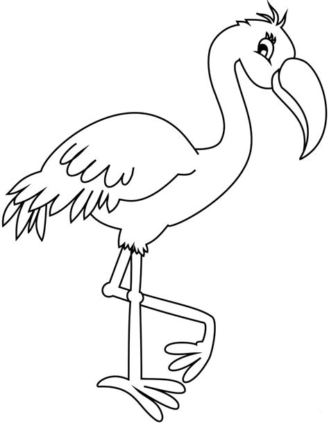 Dibujos De Flamingo Para Colorear E Imprimir Dibujos Colorearcom