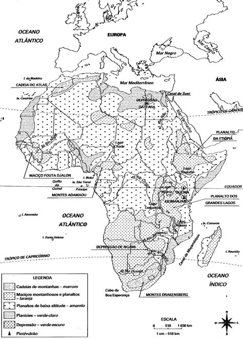 Geografia Fundamental África Aspectos Físicos