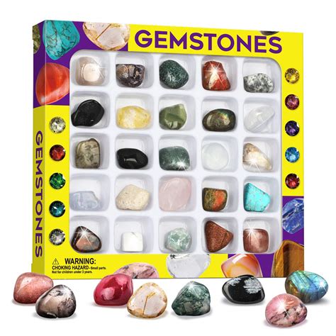 Buy Xxtoys Rock Collection Mineral Gem Kit 25 Pieces Educational
