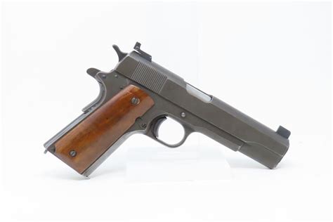 Wwii Us Property Marked Remington Rand Model 1911a1 Match Pistol 45 Acp