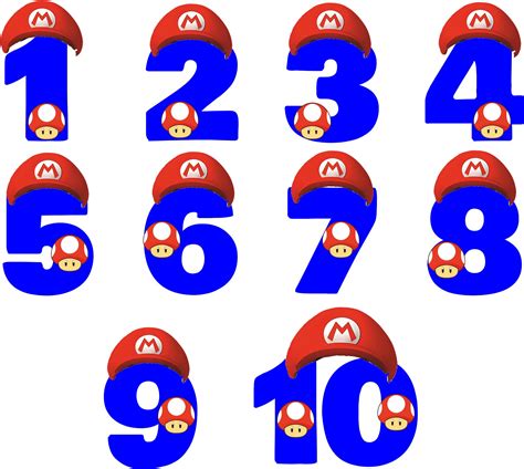 Big Solutions Numbers Mario Bros