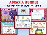 Photos of Apraxia Therapy Activities