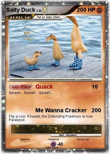 Pokémon Salty Duck Quack My Pokemon Card