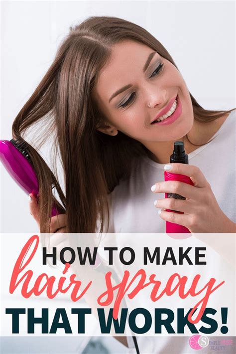 Diy Hairspray Recipe In Diy Hair Spray Diy Hair Growth Recipe