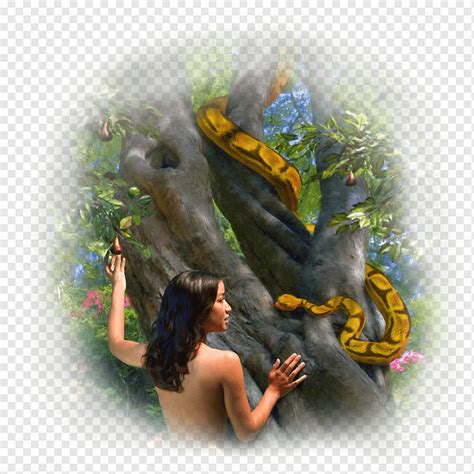 The Serpent And Eve In The Garden Of Eden