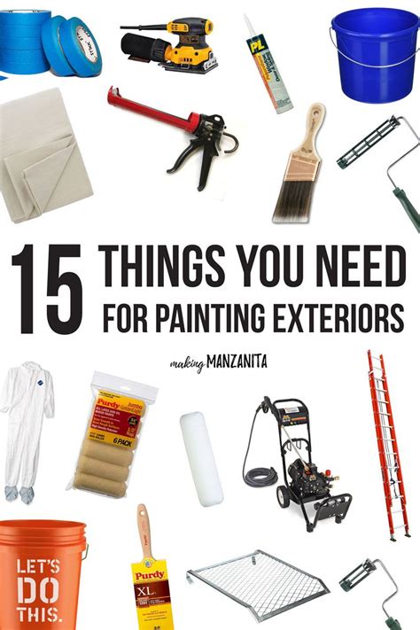 15 Things You Need For Painting Exterior Of House House Painting Tips
