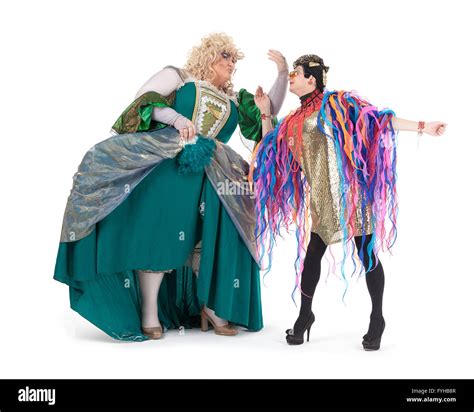 Two Drag Queens Having Fun Performing Together Stock Photo 103029607