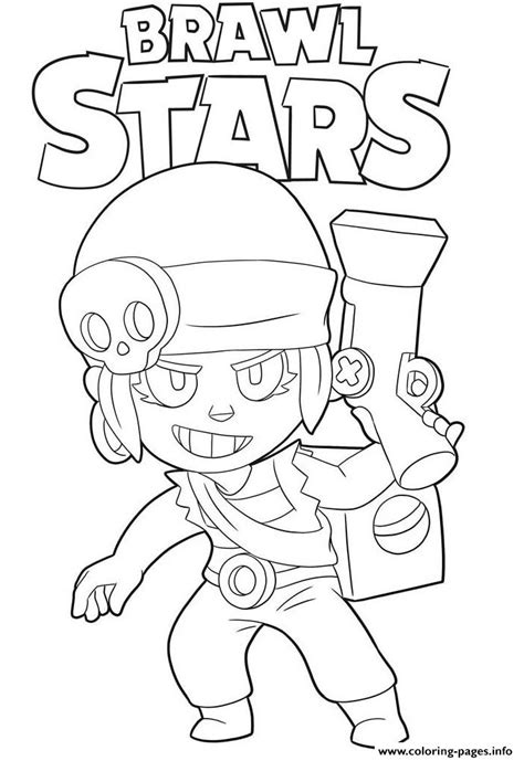 What are you waiting for? Penny Brawl Stars Coloring Pages Printable