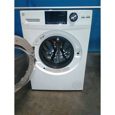 Ge Gfq14essnww 24 Inch Front Load Electric Washerdryer Combo With 2
