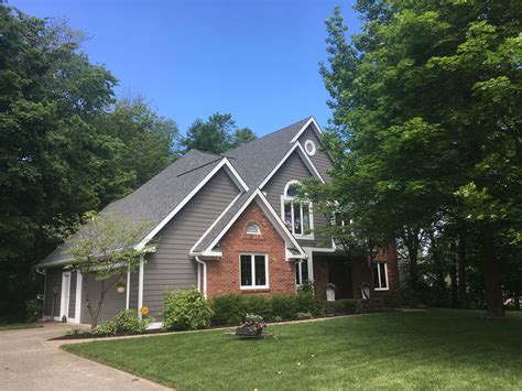 Sherwin Williams Gauntlet Gray With Pure White Trim Exterior House