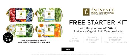 Eminence Organics Skin Care Canada Beautysenseca