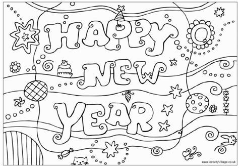 Get This Free New Years Coloring Pages for Kids 81415