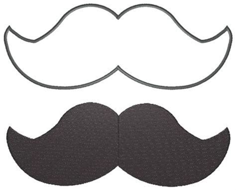 Moustache Outlines Clipart Best