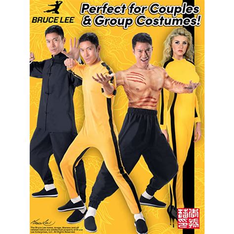 Underwraps Bruce Lee Officially Licensed Halloween Costumes Couples And Groups Costumes Clothing
