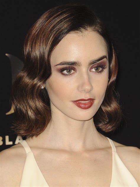 Lily Collins Vampy Makeup Lily Collins Makeup Lily Collins